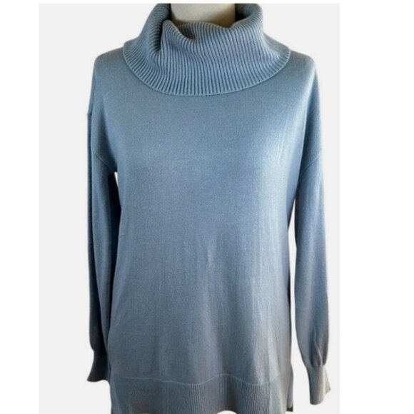 Preloved LOFT Cowl Neck Tunic Sweater, Size L - Picture 7 of 7